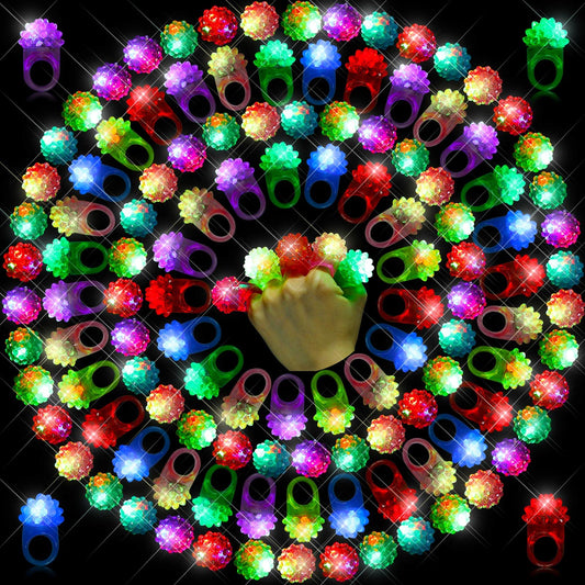 Sosation LED ring glows in the dark for night dancing