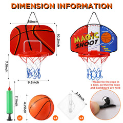 Sosation mini hoop backboard pattern B fits small spaces easily