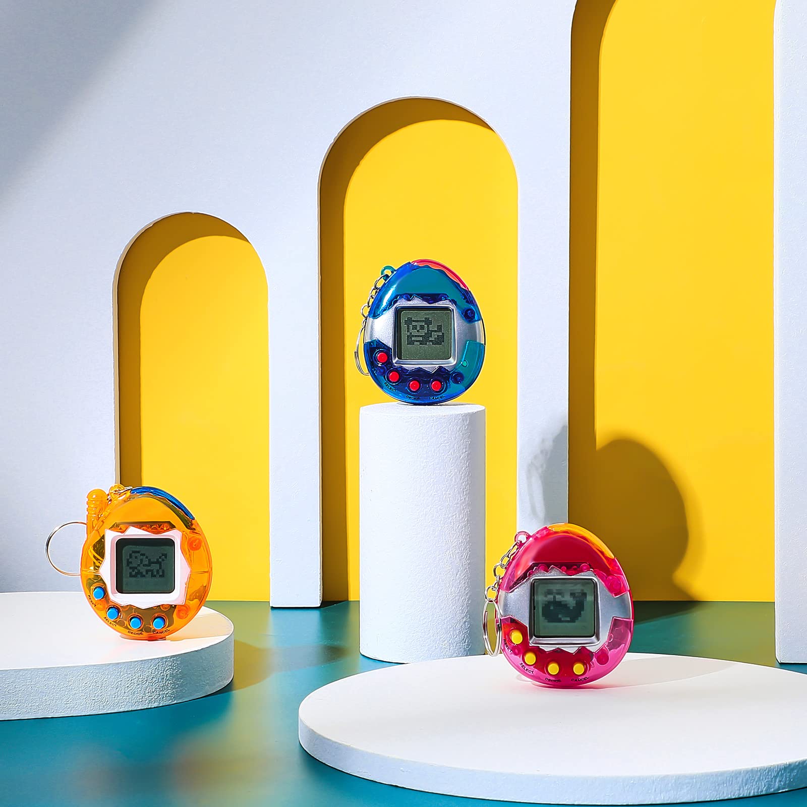 Sosation compact handheld digital pet for pocket-sized entertainment.