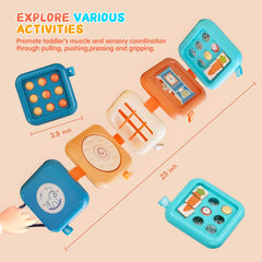 SOSUSHOE Busy Board carrot puzzle develops problem solving and coordination