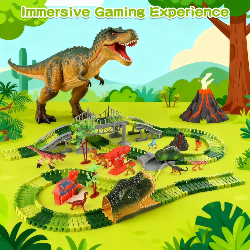 SOSUSHOE family-friendly dinosaur set supports collaborative play indoors or outdoors.