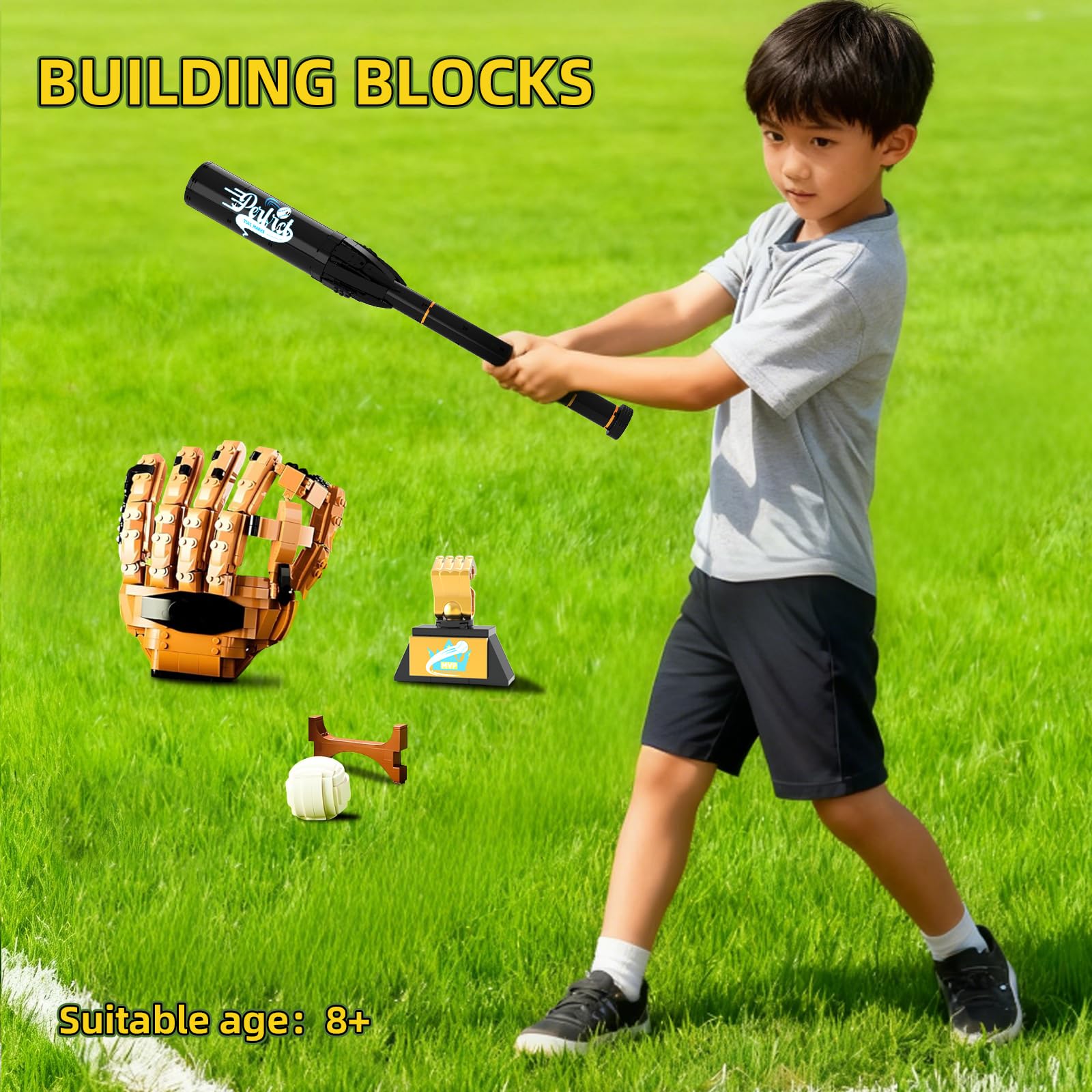Sosuy Gift Packaging for the Baseball Building Kit.