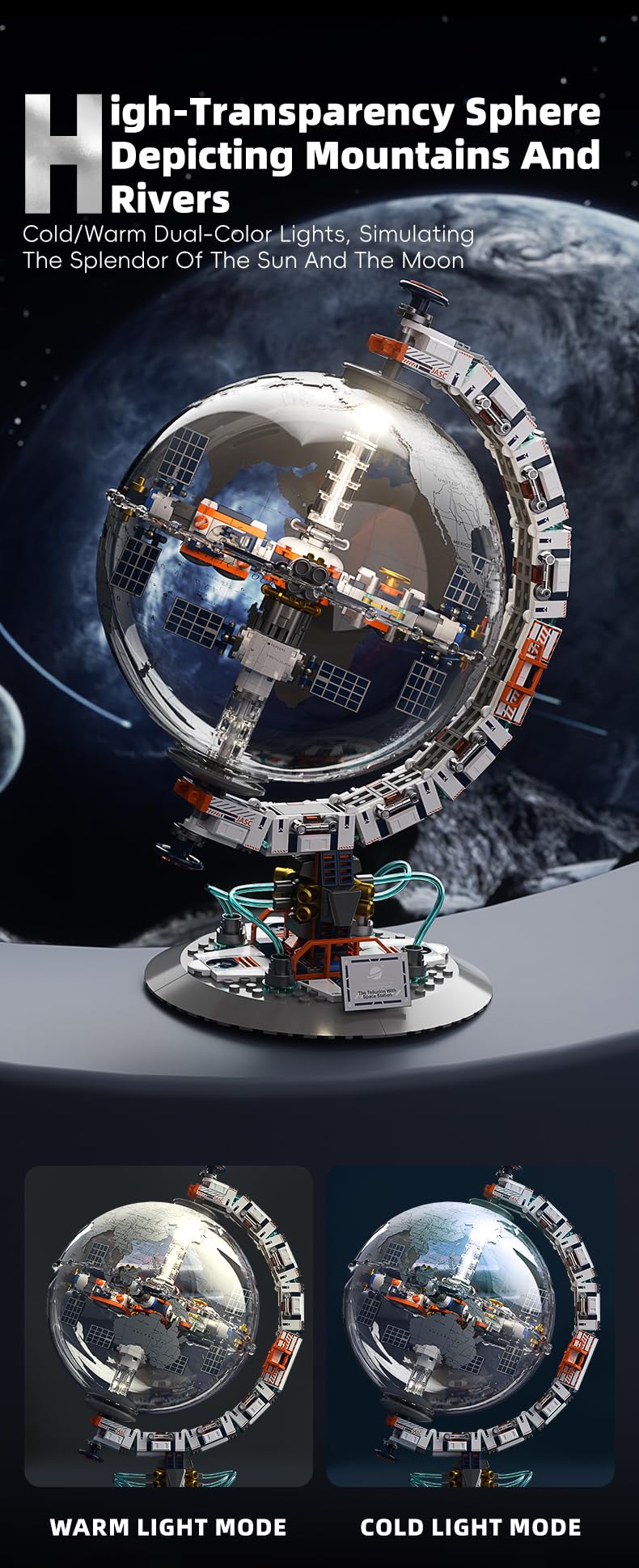Sosuy display-ready piece fits desks and shelves.