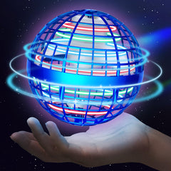 Sosuy Flying Orb Ball blue front view showing compact handheld design