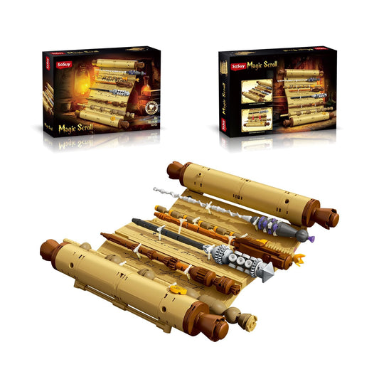Sosuy Magic Scroll Wand Assembly shows the wizardly design and build steps