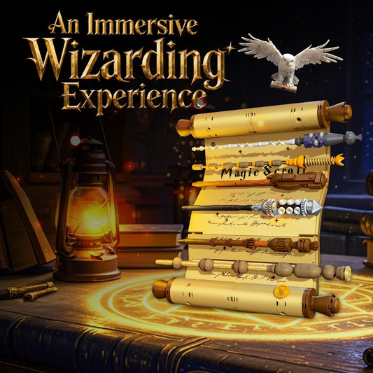 Sosuy Six Active Wands Display with poseable wand tips for dynamic scenes