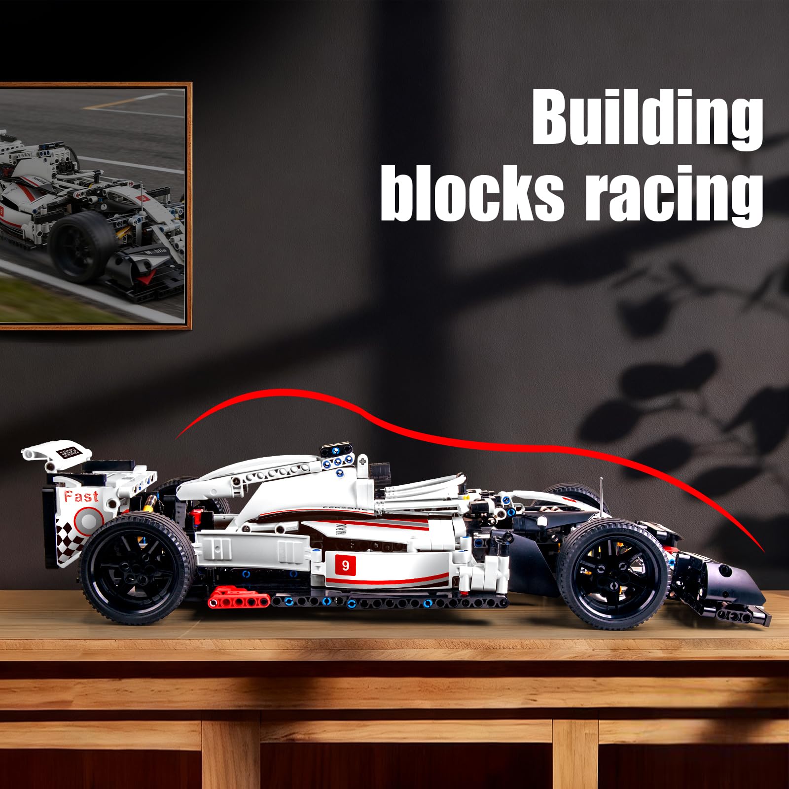 Sosuy sports car building blocks set gift-ready packaging appeals as a thoughtful birthday or holiday present