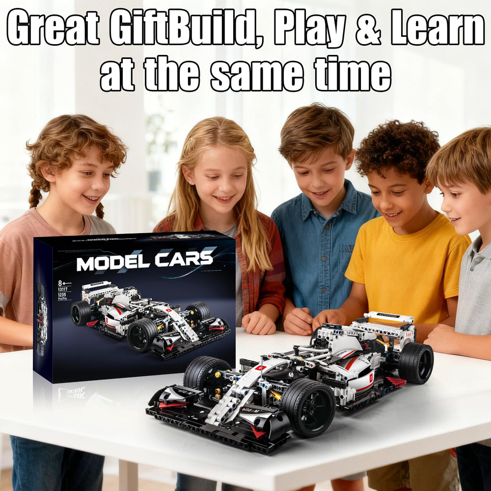 Sosuy sports car building blocks set instructional bags and guide promote organized, stress-free assembly.
