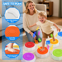 SOTAONE rainbow stones aid color learning through matching play.