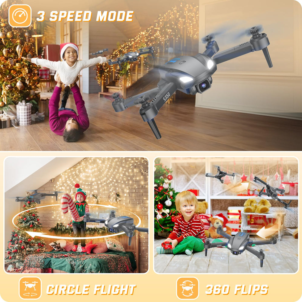 SOTAONE S350 3D flips and stunts for playful aerial moments.