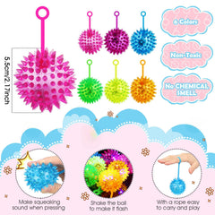Sotiff LED spiky ball with rope for easy carry and play
