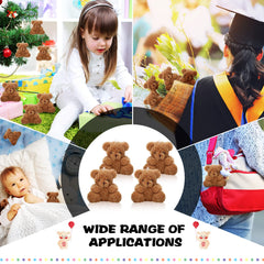 Sotiff 4-inch plush bear, brown and soft, ideal for gifting on special occasions.