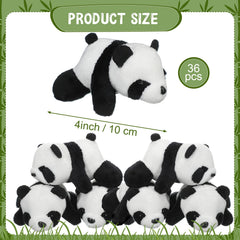 Sotiff Panda Plush 4-inch close-up showing soft, skin-friendly fabric for cuddling