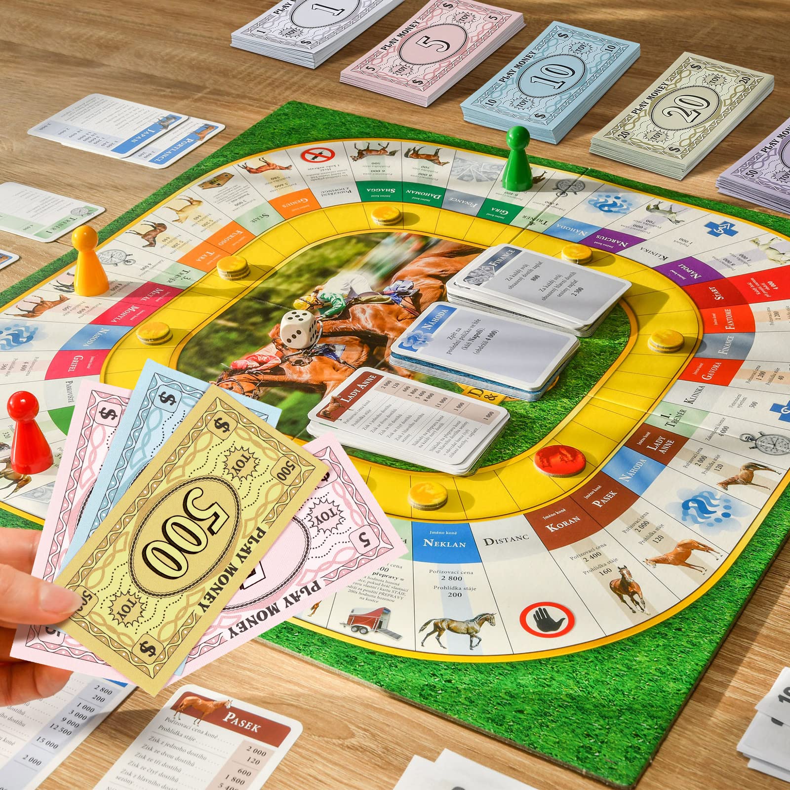Sotiff play money used as party prop for magic shows and stage games.