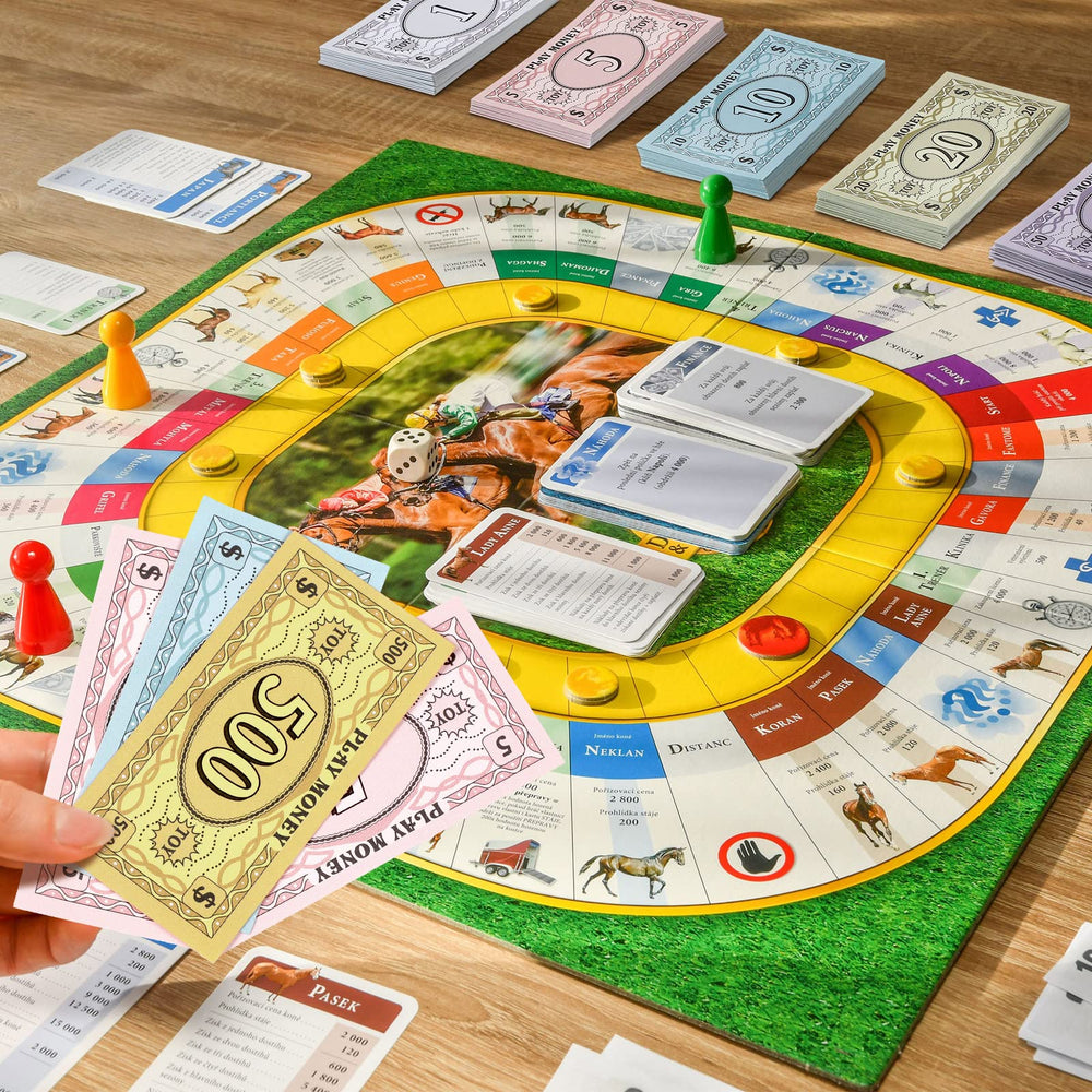 Sotiff play money used as party prop for magic shows and stage games.