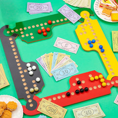 Sotiff play money size 4x2 inches, easy to handle and store.