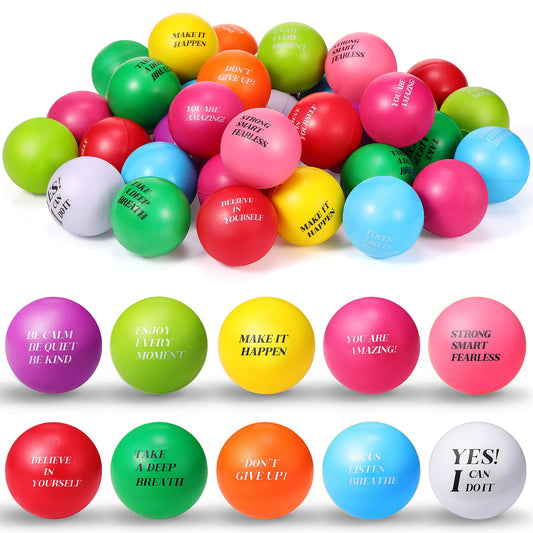 Sotiff stress balls in assorted colors for desk use and quick relief