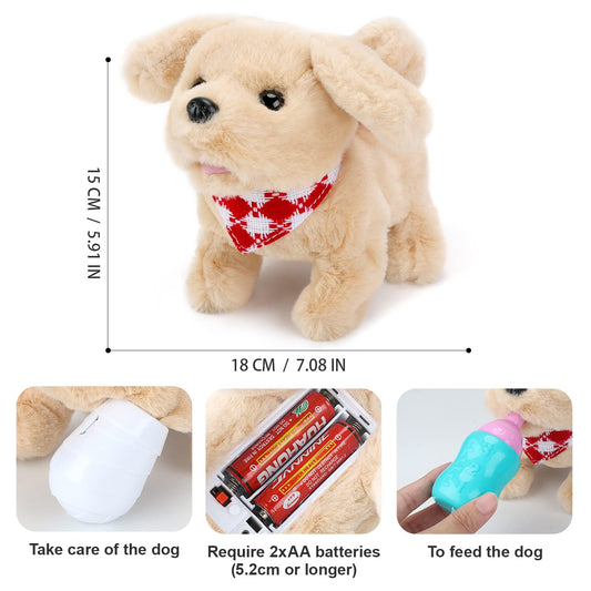 Sotodik corgi plush toy barking to spark imaginative play.