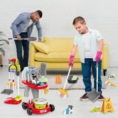 Sotodik 29-piece cleaning set, durable ABS pieces designed for kid-safe play