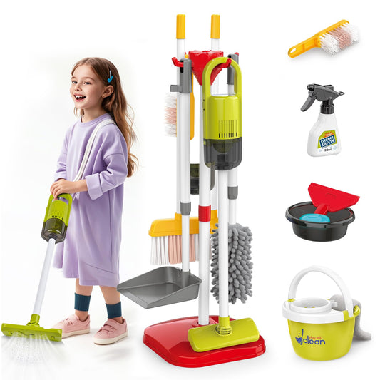 Sotodik kid's vacuum toy in action promotes pretend play and cleaning skills.