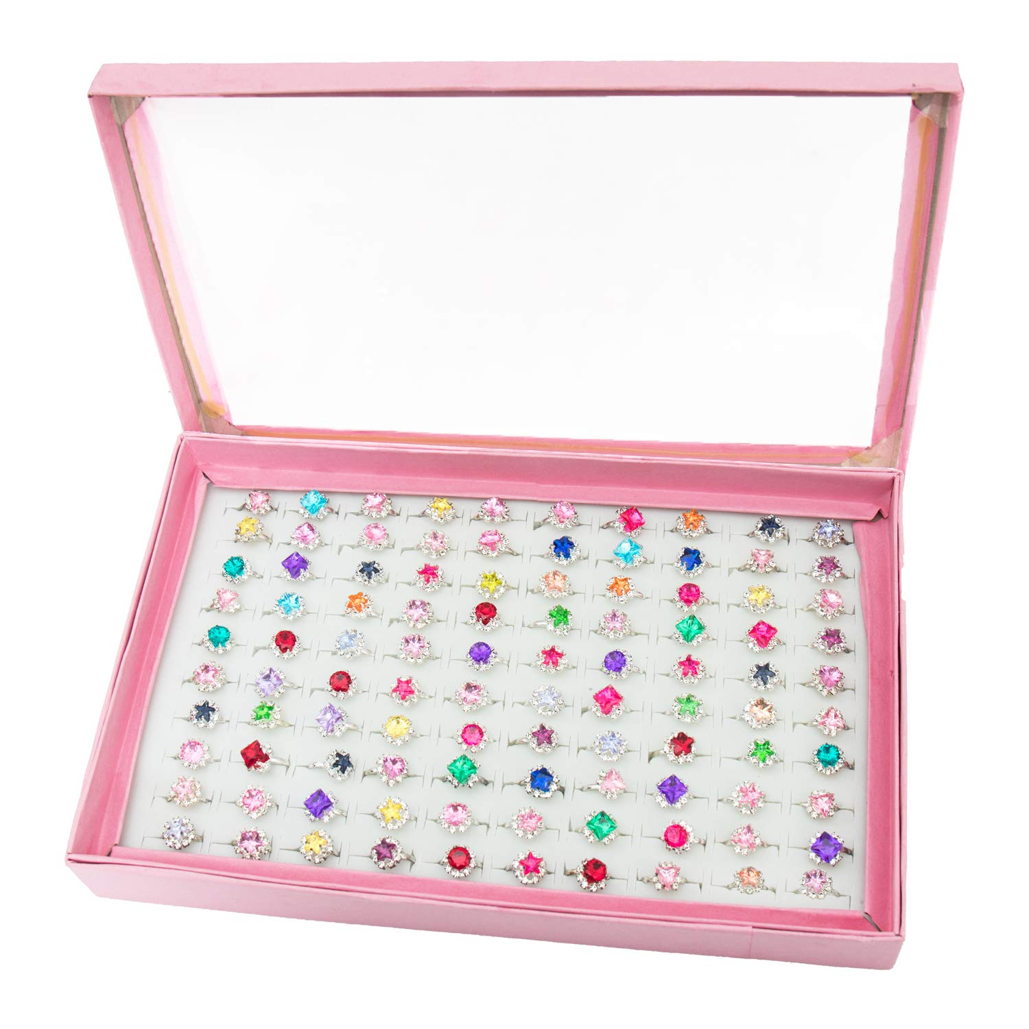 SOTOGO ONEST cute rings in gift box for imaginative dress-up play
