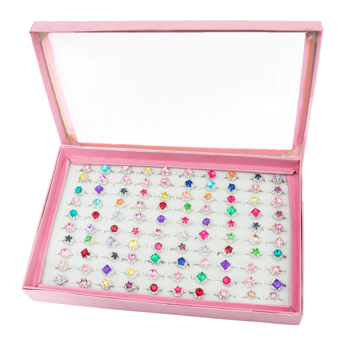 SOTOGO ONEST cute rings in gift box for imaginative dress-up play