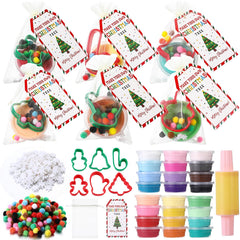 Soulchen Christmas clay 24 colors for vibrant, kid-friendly holiday crafting at home.