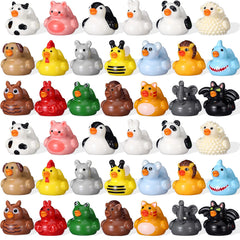 Soulchen ducks resin mini figures for playful shelf decor and crafts