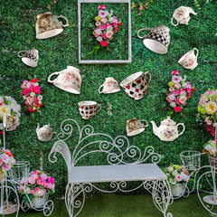 Soulchen teapot banner with fishing line for quick, clean hanging setup