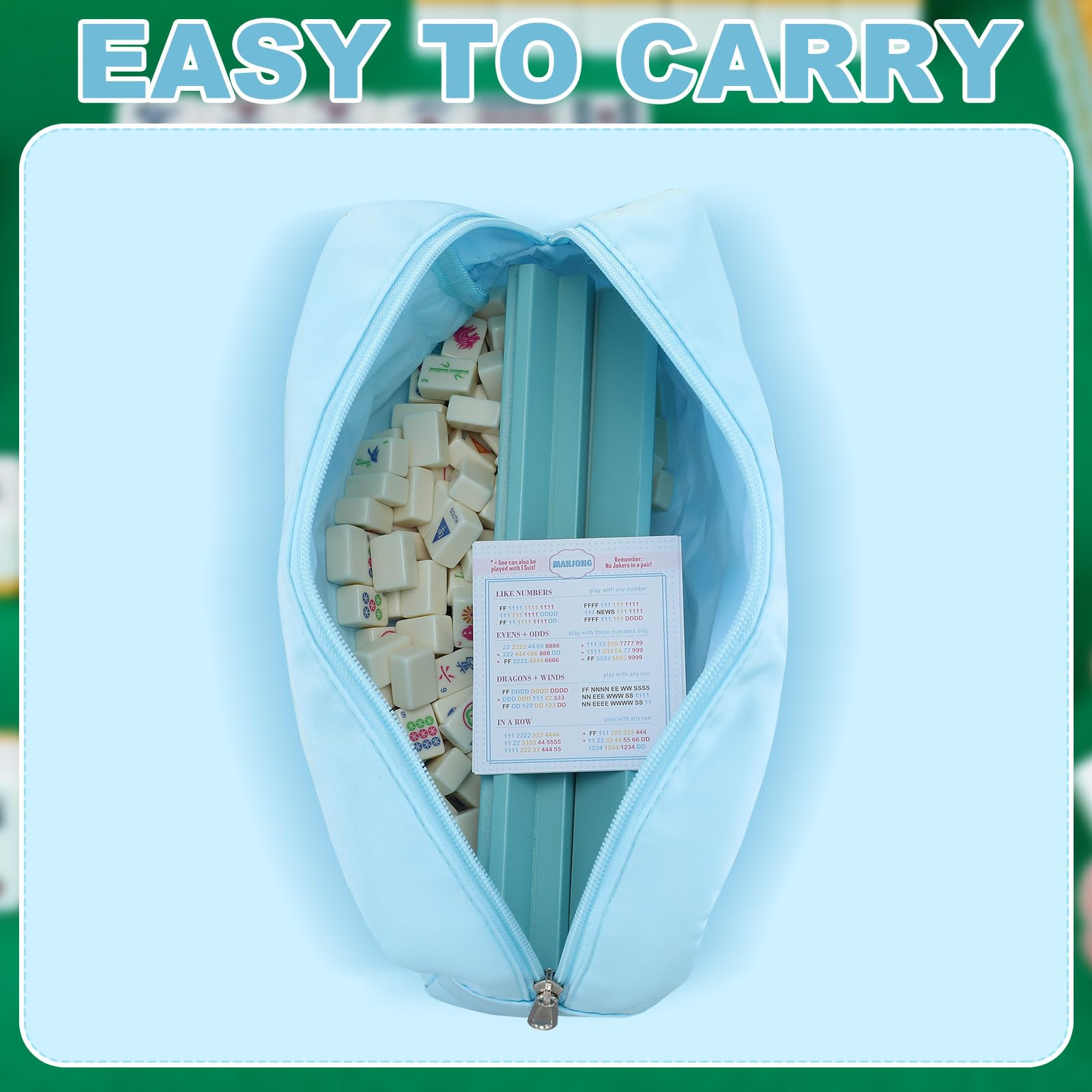 Soulchen travel Mahjong set box keeps everything organized