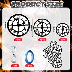 Soulchen Wonderland clock banner 30cm piece stands out from multiple angles.