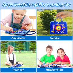 Soupost Busy Board time-telling page enhances early numeracy concepts.