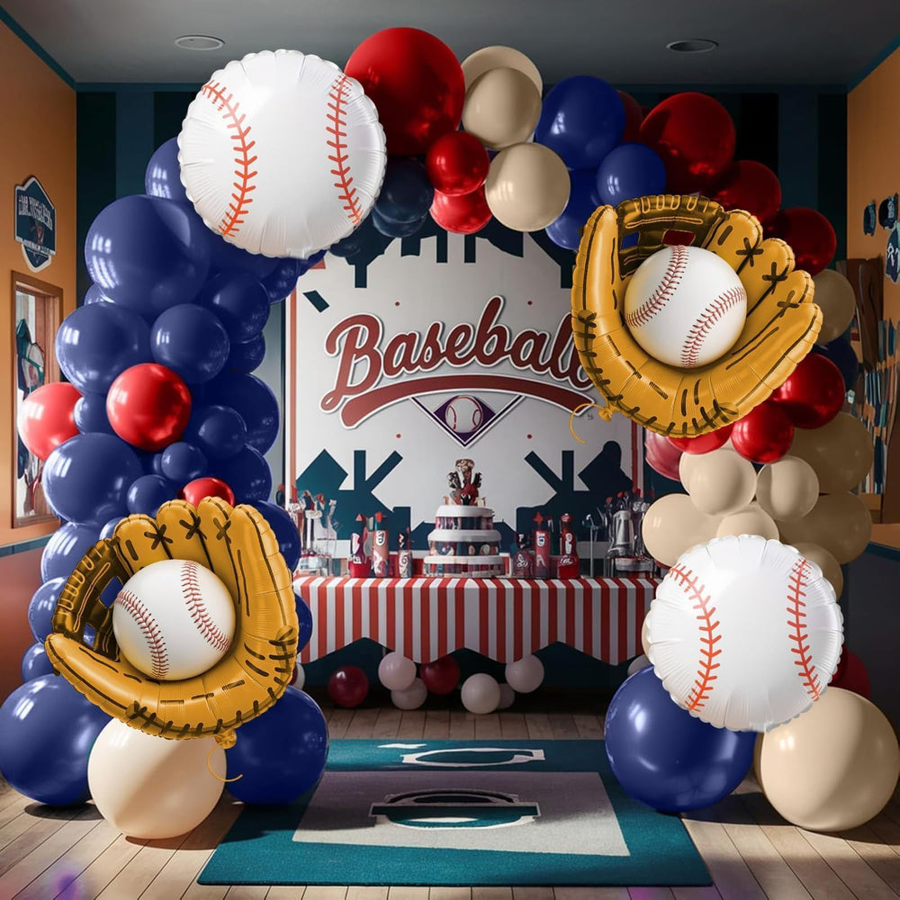Sowide baseball-themed photo backdrop for memorable birthday moments
