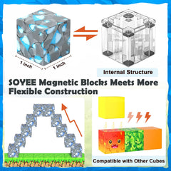 Soyee building blocks compatible with major brands for expanded play.