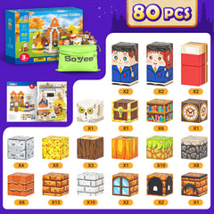 Soyee magic library setup fosters creative narratives and collaborative play.