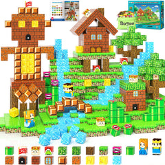 Soyee Magnetic Blocks wall block promotes imaginative play and spatial reasoning.