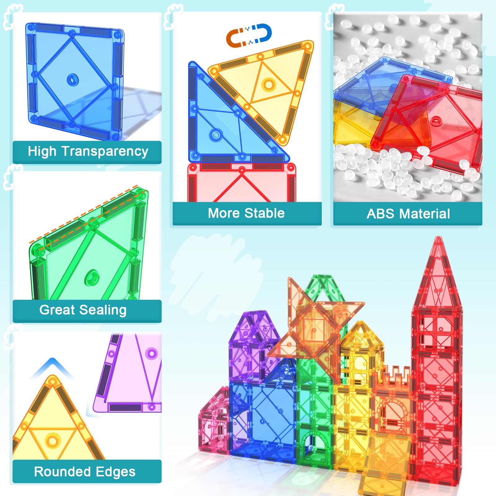 Soyee family-friendly gift box promotes cooperative play and engineering skills.