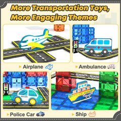 Soyee Police Car Magnet Tile enables role-play and storytelling