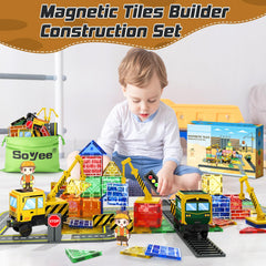 Soyee magnetic tiles stem focused play promotes problem solving