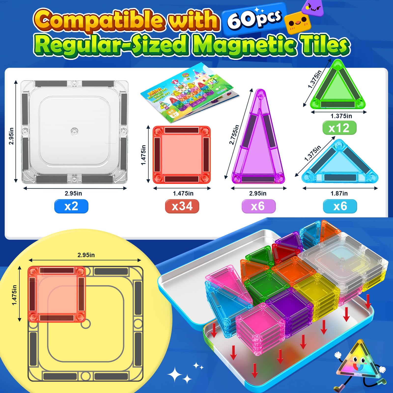 Soyee travel set ready for kids playing in a car