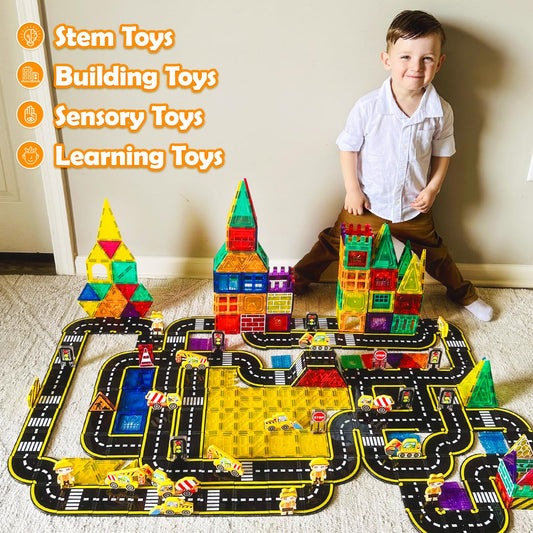 Soyee road tiles encourage realistic city layouts for hands-on learning and planning
