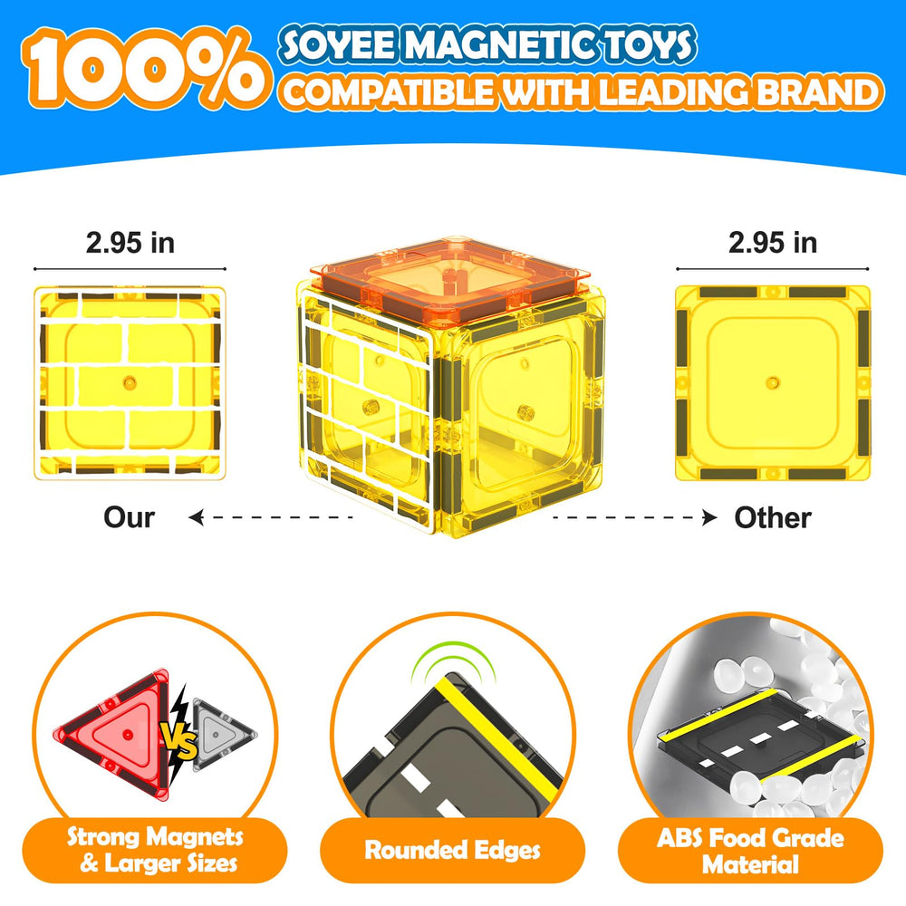Soyee safe ABS plastic ensures smooth edges and durable use
