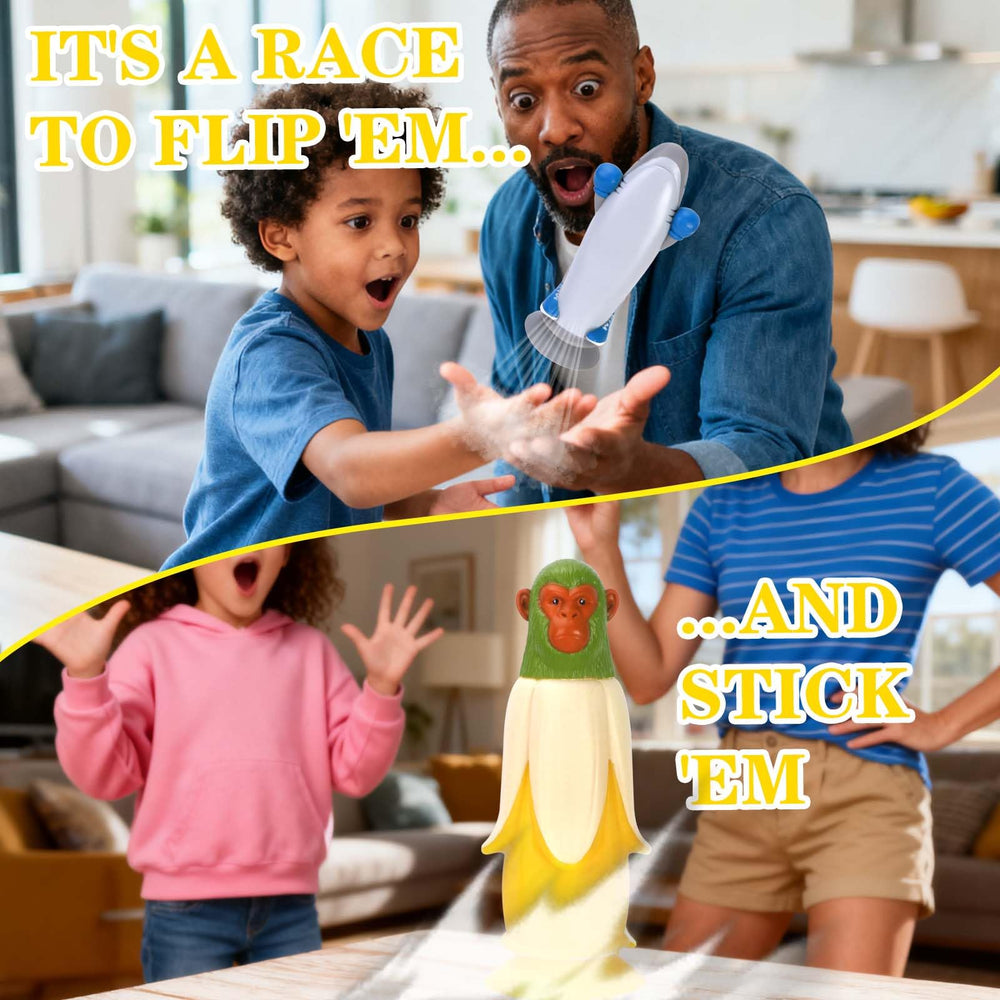 SOYUOI Banana Monkey vs SharkMan two-player showdown in action