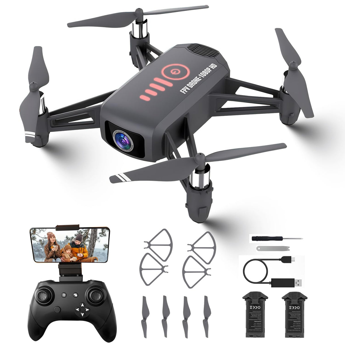 Sozun drone camera for kids 1080p captures sharp aerial moments.