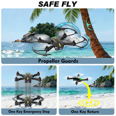 Sozun protective shell keeps the mini drone safe during kid play.