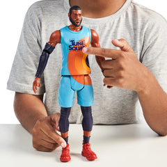 Space Jam Lebron James figure with accessories highlights added play possibilities.