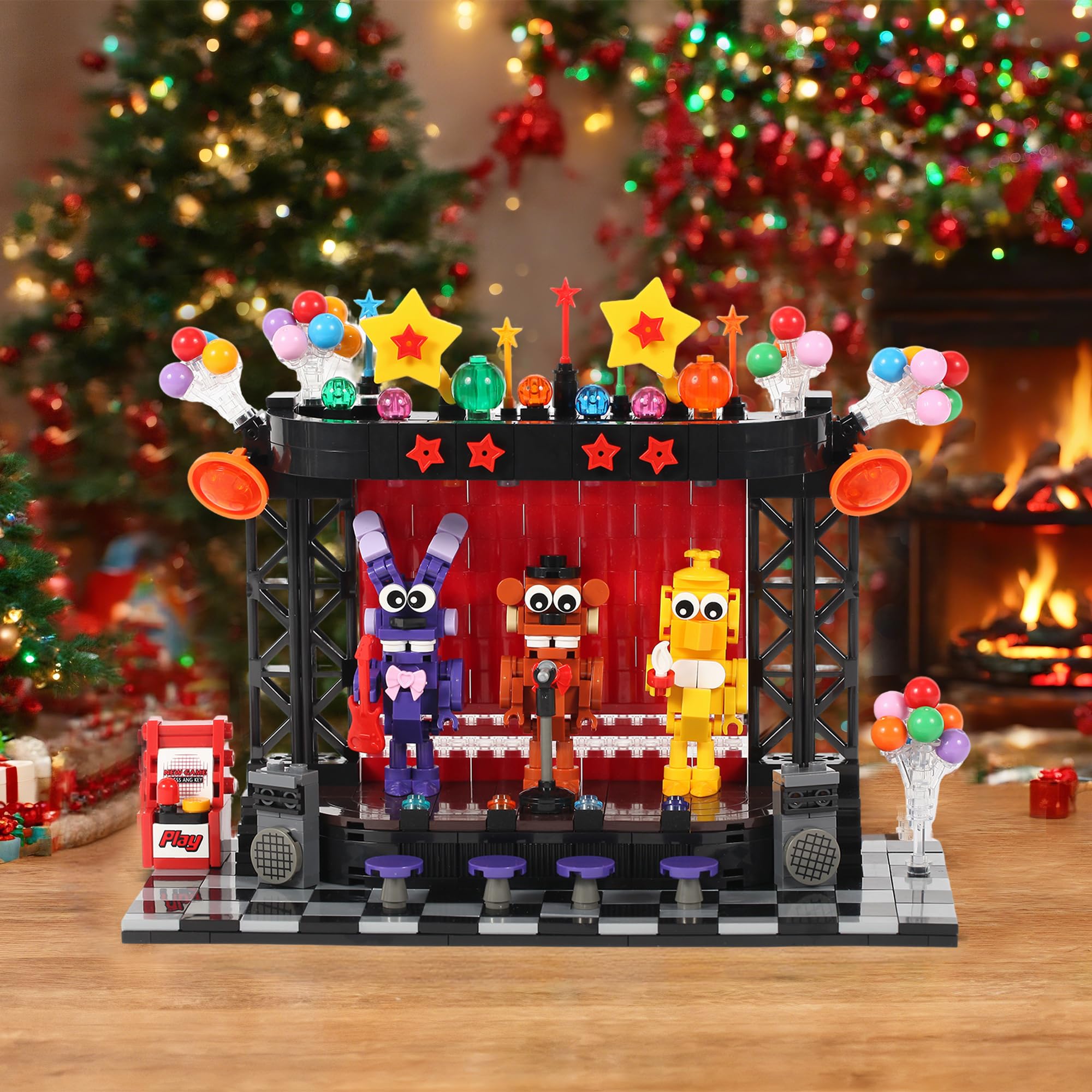 Spaciolo Five Nights supports hands-on construction and fine motor play.