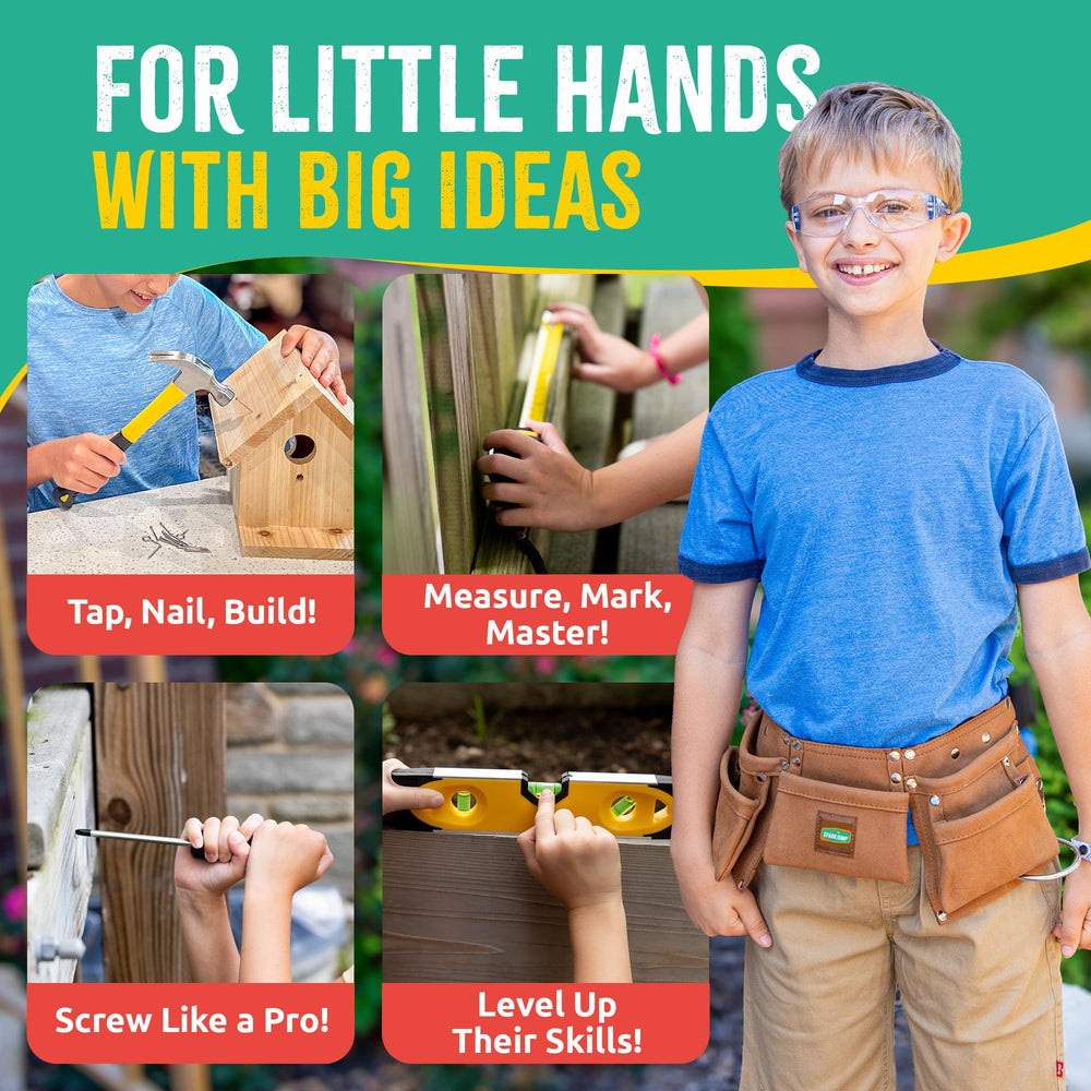 SparkJump adjustable belt scales from 20 to 32 inches for growing kids.