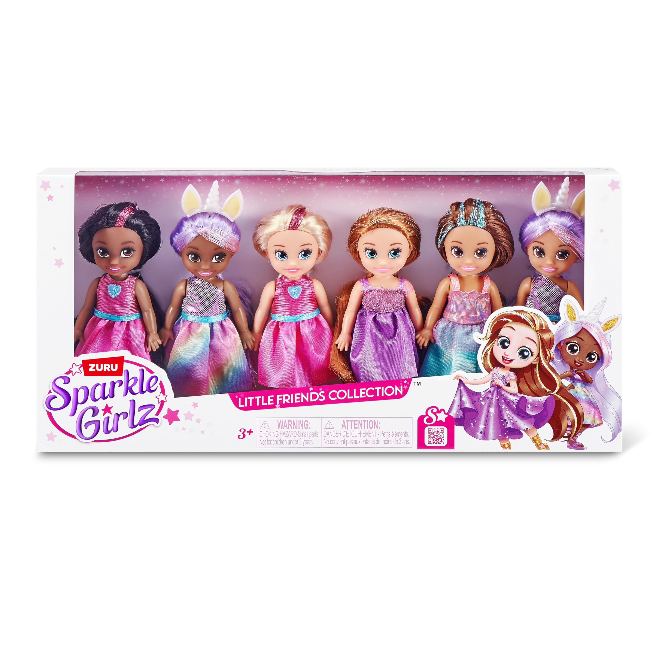 Sparkle Girlz sparkly outfits removable for quick outfit changes.