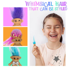 Sparkle Pins durable mini trolls withstand games and repeated crafting sessions.